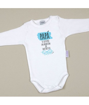 Body bebé Divertido Papá te...