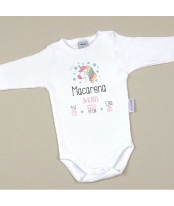 Body bebé Datos Nacimiento...