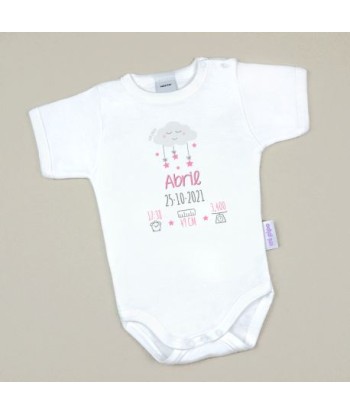 Body bebé Datos Nacimiento...