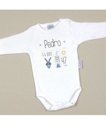 Body bebé Datos Nacimiento...