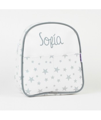 Mochila Estrellas Gris...