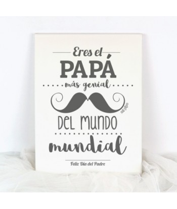 Lienzo Eres el Papá más...