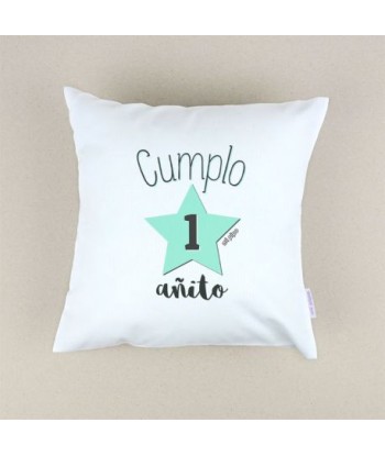 Cojín cuadrado piqué Cumplo...