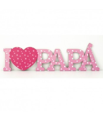 I Love Papá Rosa para decorar
