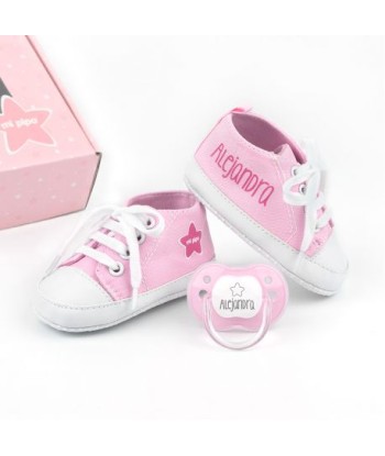 Canastilla Zapatillas Rosa...